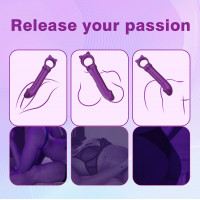 Міні-вібратор Every Night Toys Grace фіолетовий, 10 режимів вібрації