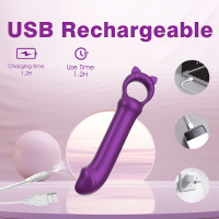 Міні-вібратор Every Night Toys Grace фіолетовий, 10 режимів вібрації