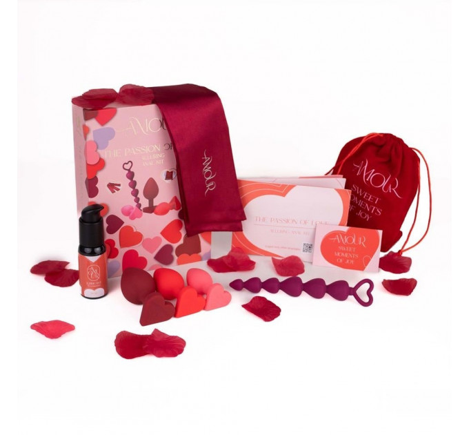 Набор для анальной тренировки Dream Toys Amour The Passion Of Love с бусинами и аксессуарами
