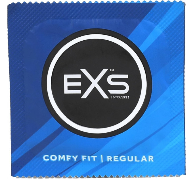 Набор латексных презервативов EXS Regular комфортной формы с резервуаром (цена за 10 шт.)