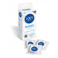 Презервативы ультратонкие из латекса EXS Nano Thin веганские (цена за упаковку, 12 шт.)