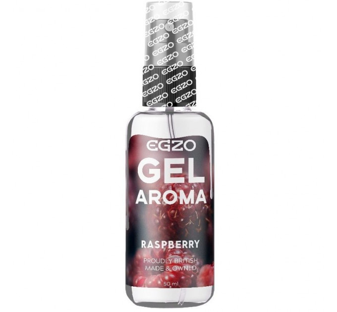 Съедобный гель-лубрикант EGZO AROMA GEL - Малина 50 мл