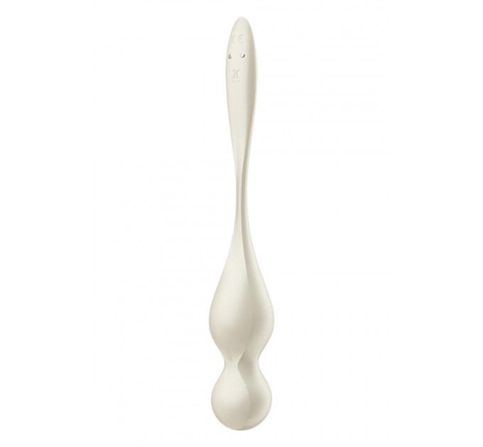 Смарт-шарики Кегеля Satisfyer Love Birds 1 с вибрацией, белые