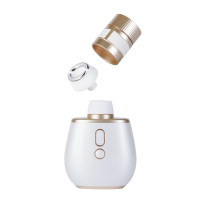 Стимулятор в виде парфюмов BeYourLover Aromia с вакуумом и микротоками, кремовый