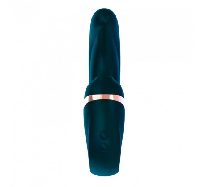 Вакуумный стимулятор клитора и точки G Adrien Lastic My-G из силикона, зеленый