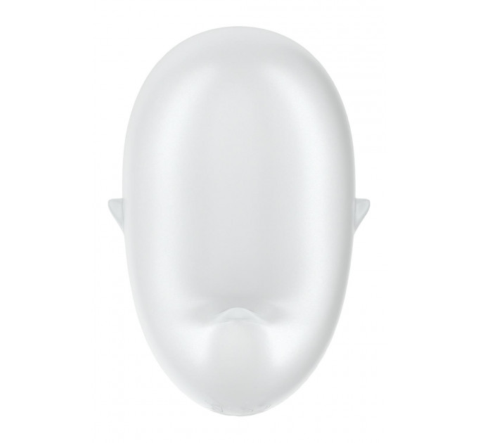 Вакуумний вібратор стимулятор Satisfyer Cutie Ghost білий, 9.1 см