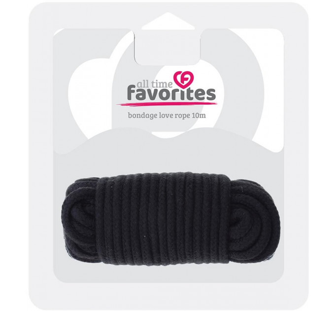 Веревка для бондажа BONDX LOVE ROPE - 10M, BLACK Веревка для бондажа BONDX LOVE ROPE - 10M, BLACK