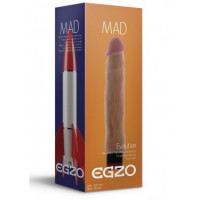 Вібратор реалістичний EGZO MAD Ciberskin на батарейках