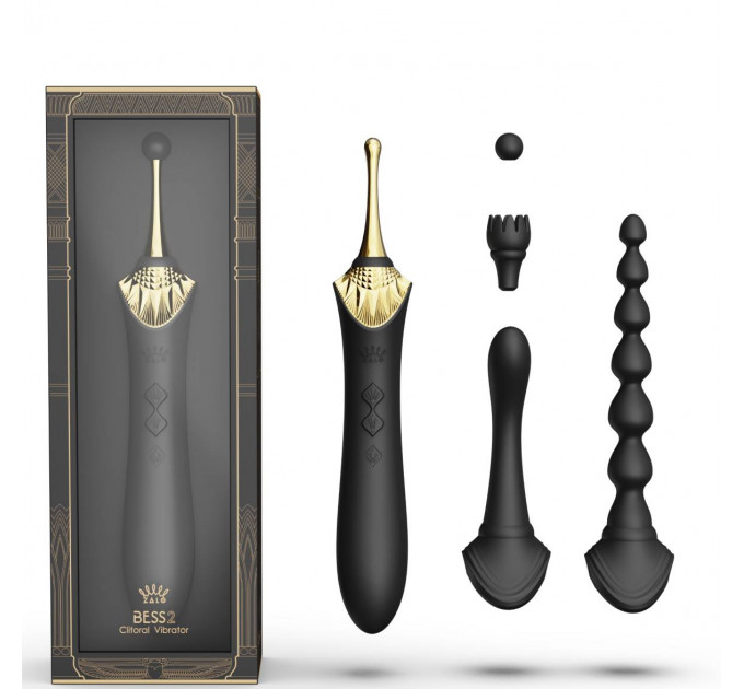 Вибратор двухсторонний универсальный BESS2 Obsidian Black
