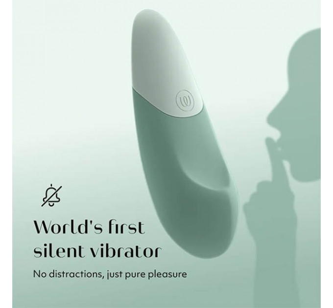 Вібратор універсальний безшумний Womanizer Vibe Sage, м'ятний