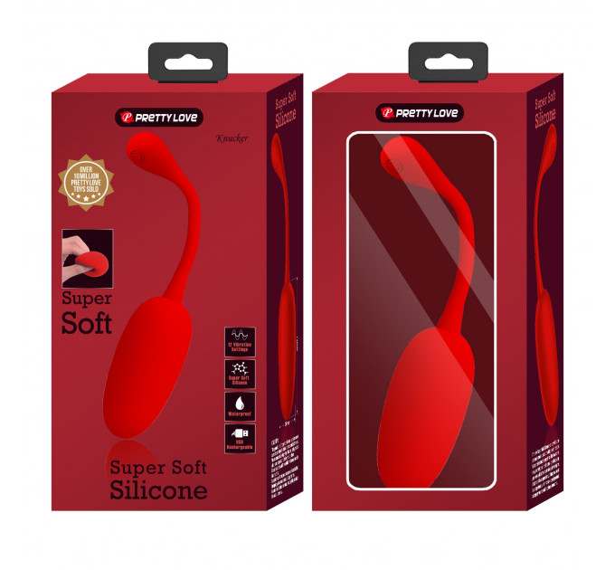 Віброяйце Pretty Love Knucker червоне