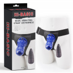 Страпон-фаллопротез Chisa Hi-Basic Vibrating Flesh Strap on Harn с вибрацией