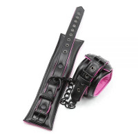 Оковы мягкие Luxury Fetish WRIST CUFF Black&Pink