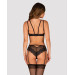 Сексуальный комплект Obsessive Allastia set Black S/M