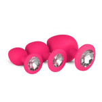 Набір анальних пробок Anal Diamond plug, Pink