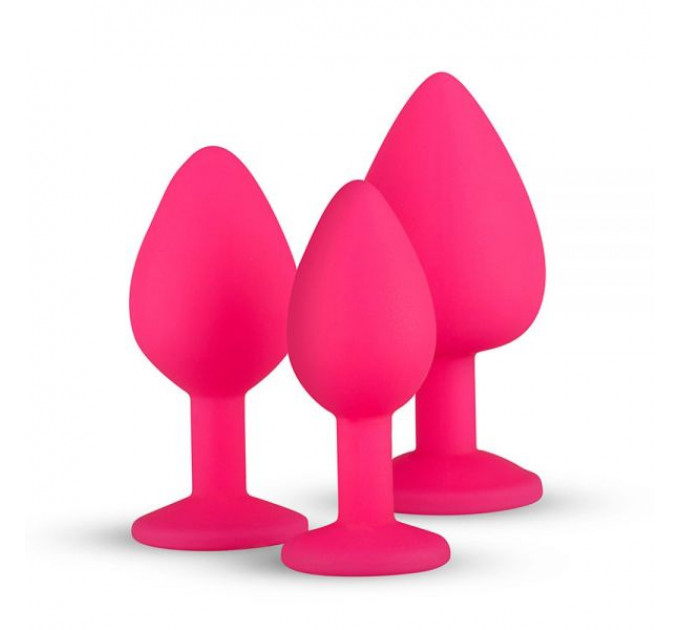 Набір анальних пробок Anal Diamond plug, Pink