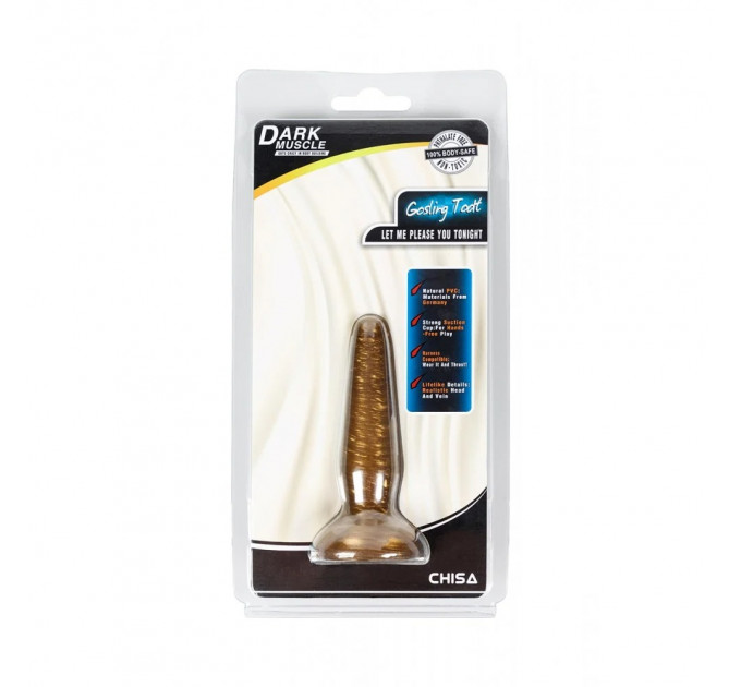 Анальна пробка Chisa Dark Muscle Cosling Todt 11*2,3 см