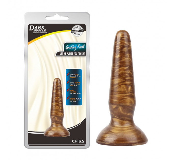 Анальна пробка Chisa Dark Muscle Cosling Todt 11*2,3 см