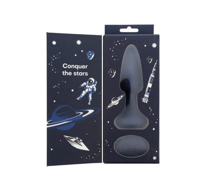 Анальная пробка DreamToys Startroopers Venus с дистанционным пультом управления, черная