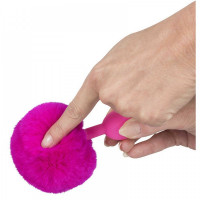Анальна пробка із помпоном You2Toys Colorful Joy Bunny Tail Plug, силікон