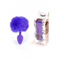 Анальная пробка с пушком Jewellery, фиолетовый Анальная пробка с пушком Jewellery, фиолетовый