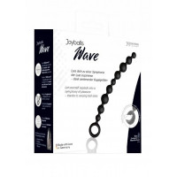 Анальний ланцюжок Joy Division Joyballs anal wave, чорний, 29.8 см