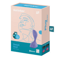 Анальний вібратор Satisfyer Sweet Seal з додатком, фіолетовий