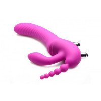 Безремневий страпон з потрійною вібрацією, Regal Rider Strap-On Vibrator