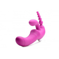 Безремневий страпон з потрійною вібрацією, Regal Rider Strap-On Vibrator