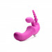 Безремневой страпон с вибрацией тройной, Regal Rider Strap-On Vibrator