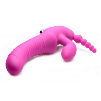 Безремневий страпон з потрійною вібрацією, Regal Rider Strap-On Vibrator