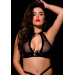 Бюстгальтер-топ из сеточки OhMyG! Tokyo Bra чёрный, L/XL