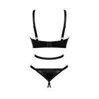 Боди с открытым доступом XS/S Armares Obsessive, черное