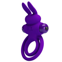 Эрекционное кольцо PRETTY LOVE Penis Ring с двойным кольцом, фиолетовое