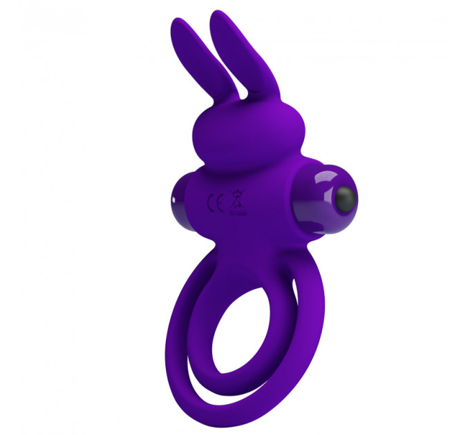 Ерекційне кільце PRETTY LOVE Penis Ring подвійним кільцем, фіолет