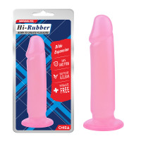 Фаллоимитатор реалистичный Chisa Hi-Rubber Dildo Expansion на присоске, розовый