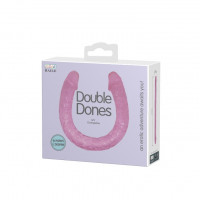 Фалоімітатор двосторонній рожевий Double Dones