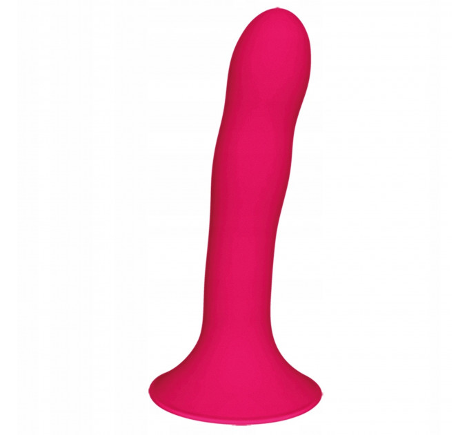 Фаллоимитатор термореактивный Adrien Lastic Hitsens 4 на присоске, розовый