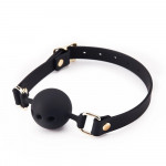Кляп з кулькою Roоmfun Mouth Ball Gag силіконовий, чорний