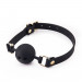 Кляп з кулькою Roоmfun Mouth Ball Gag силіконовий, чорний
