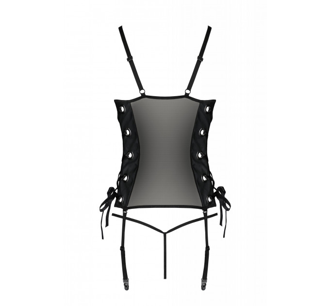 Корсет MALWIA CORSET black S/M - Passion