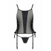 Корсет MALWIA CORSET black S/M - Passion