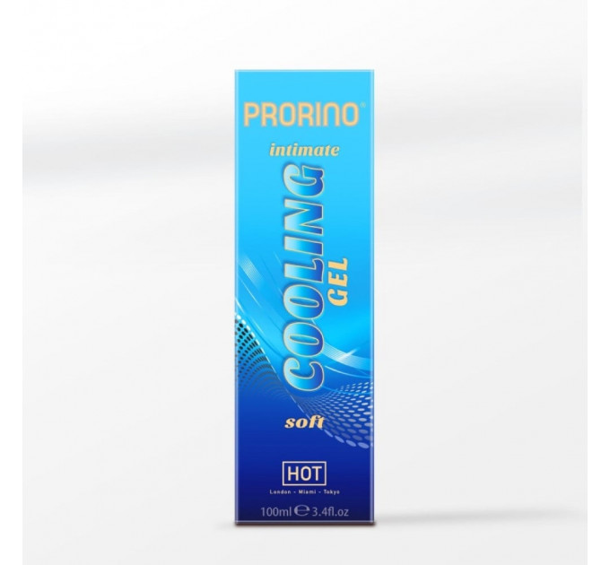 Лубрикант HOT PRORINO Cooling Gel з ефектом охолодження, 100 мл