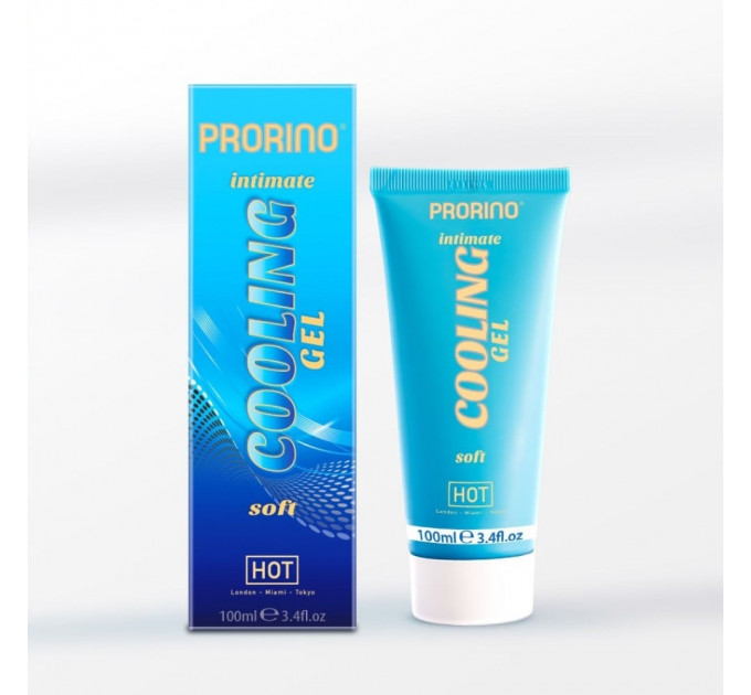Лубрикант HOT PRORINO Cooling Gel з ефектом охолодження, 100 мл