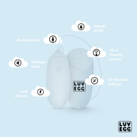 Віброяйце з пультом LUV EGG блакитне