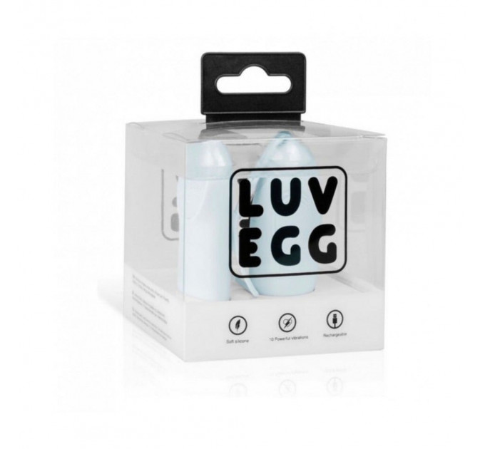 Виброяйцо с пультом LUV EGG голубое