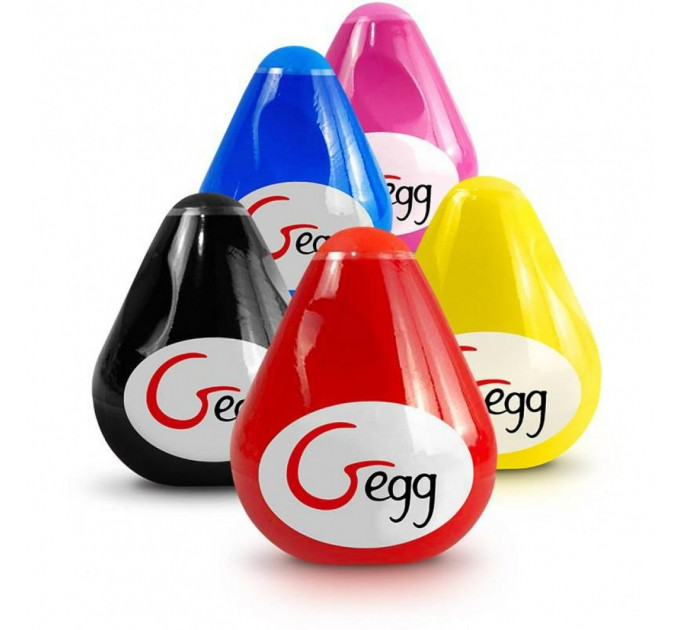 Мастурбатор многоразовое яйцо NEW! Gvibe Gegg, синий (при покупке 3 ед., тестер за 1 грн)