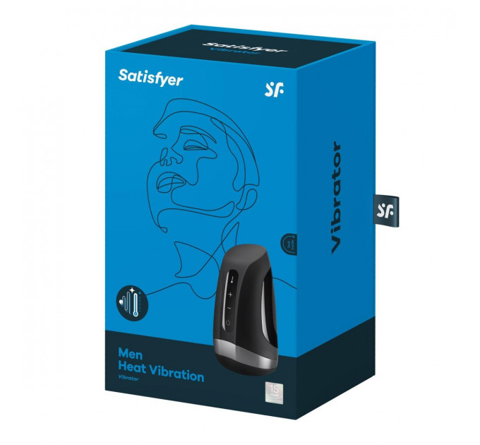 Мастурбатор Satisfyer Men Heat Vibration, черный