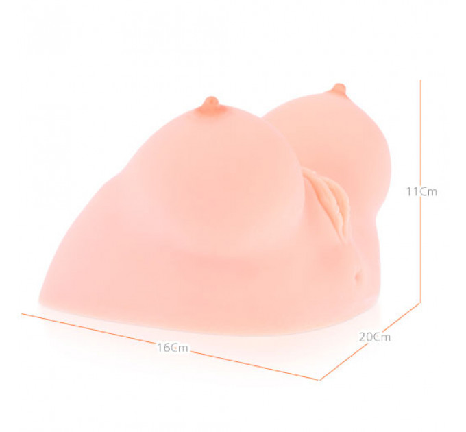 Мастурбатор в форме груди Kokos Juliana Breast с вибрацией