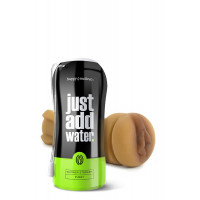 Мастурбатор Вагина в колбе, самосмазывающийся Global Novelties Happy Endin, коричневый